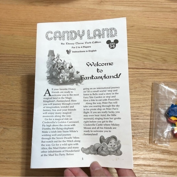 Disney Parks Edition Candy Land Disney World Land Game Small World Snow White - Picture 6 of 10